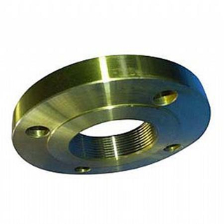 Acero de carbón del reborde del hilo de rosca de ASTM A182 NPT RF revestido de oro