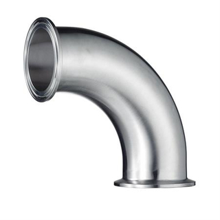 Codo sanitario de la abrazadera de 90 grados