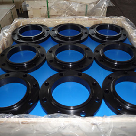 Resbalón del acero de carbón del ANSI B16.5 en color negro de los rebordes 150lbs A105