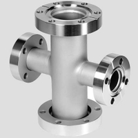 Vacuum Flanged Cross